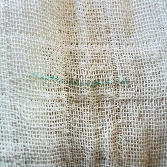 Sanctuary Boho Cream Tunic Puff Sleeves Smocked Bodice Cottagecore Dress SZ XS - Picture 8 of 15